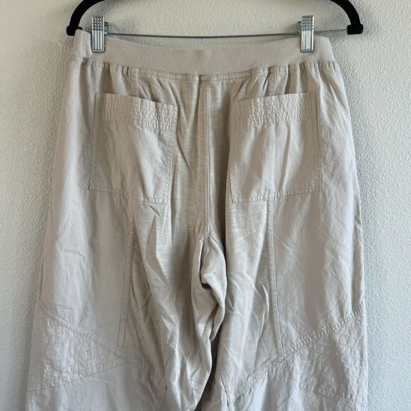 Daily Practice by Anthropologie Straight-Leg Ankle Pants Wide Leg S 280698 Cargo - Picture 5 of 10